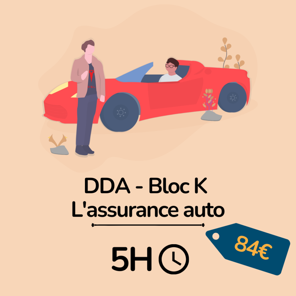 formation assurance - DDA bloc K l'assurance auto - essyca