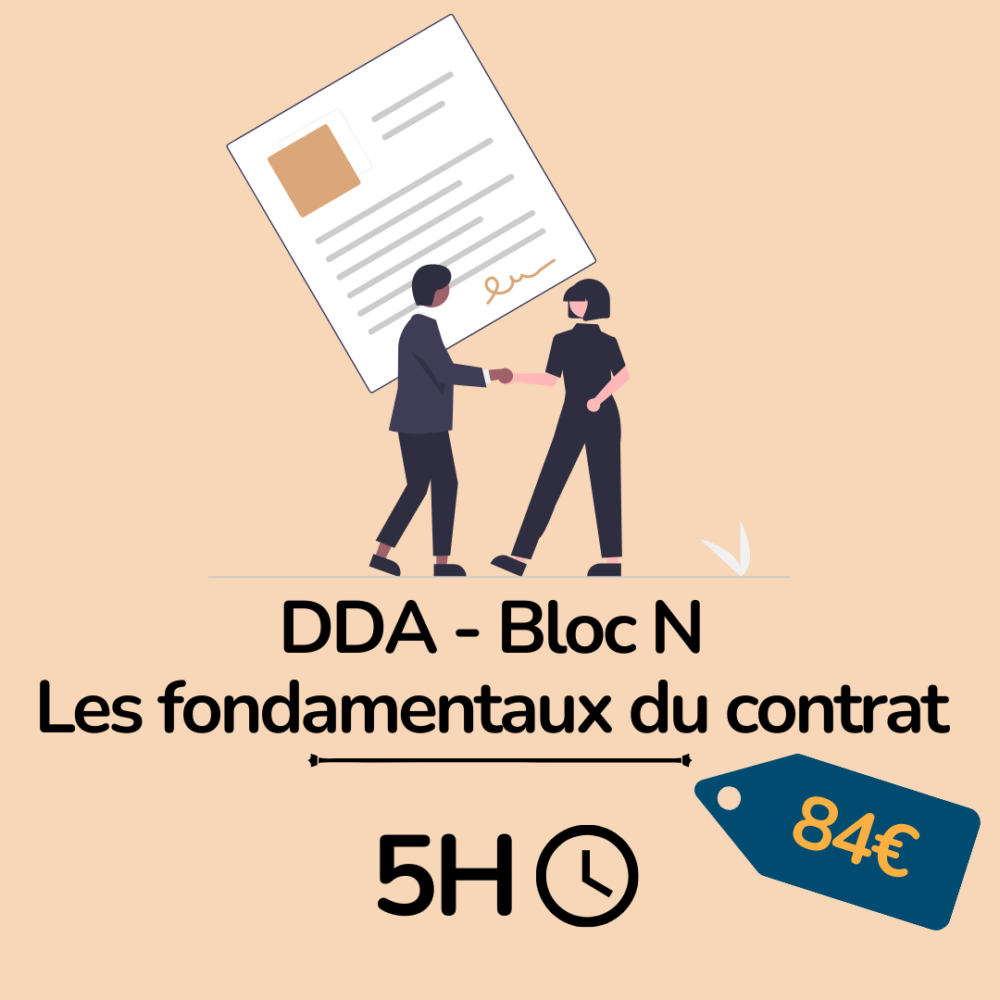 formation assurance - DDA bloc N les fondamentaux du contrat