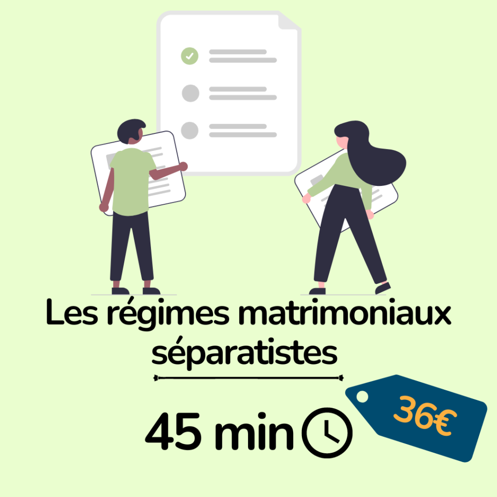 formation banque - les régimes matrimoniaux séparatistes - essyca