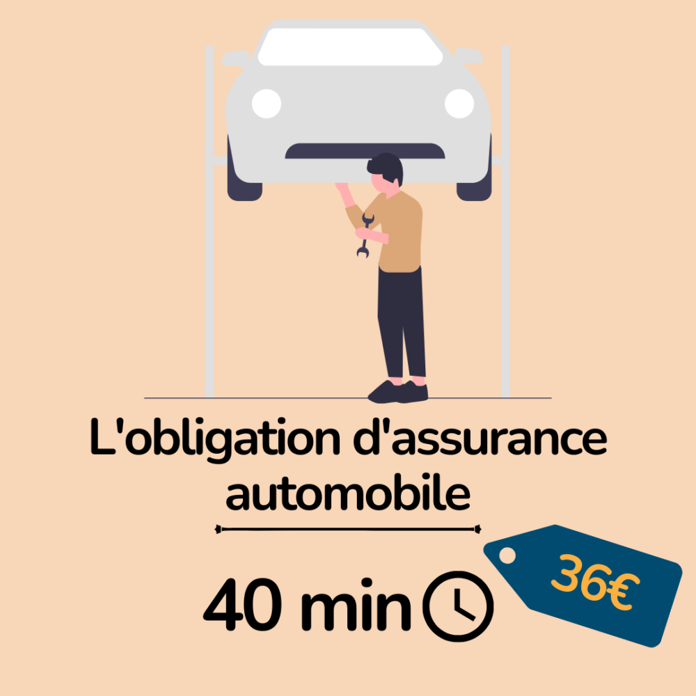 formation assurance - l'obligation d'assurance automobile