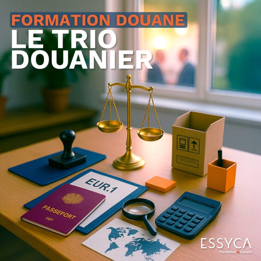 Vignette - Formation douane - Le trio douanier