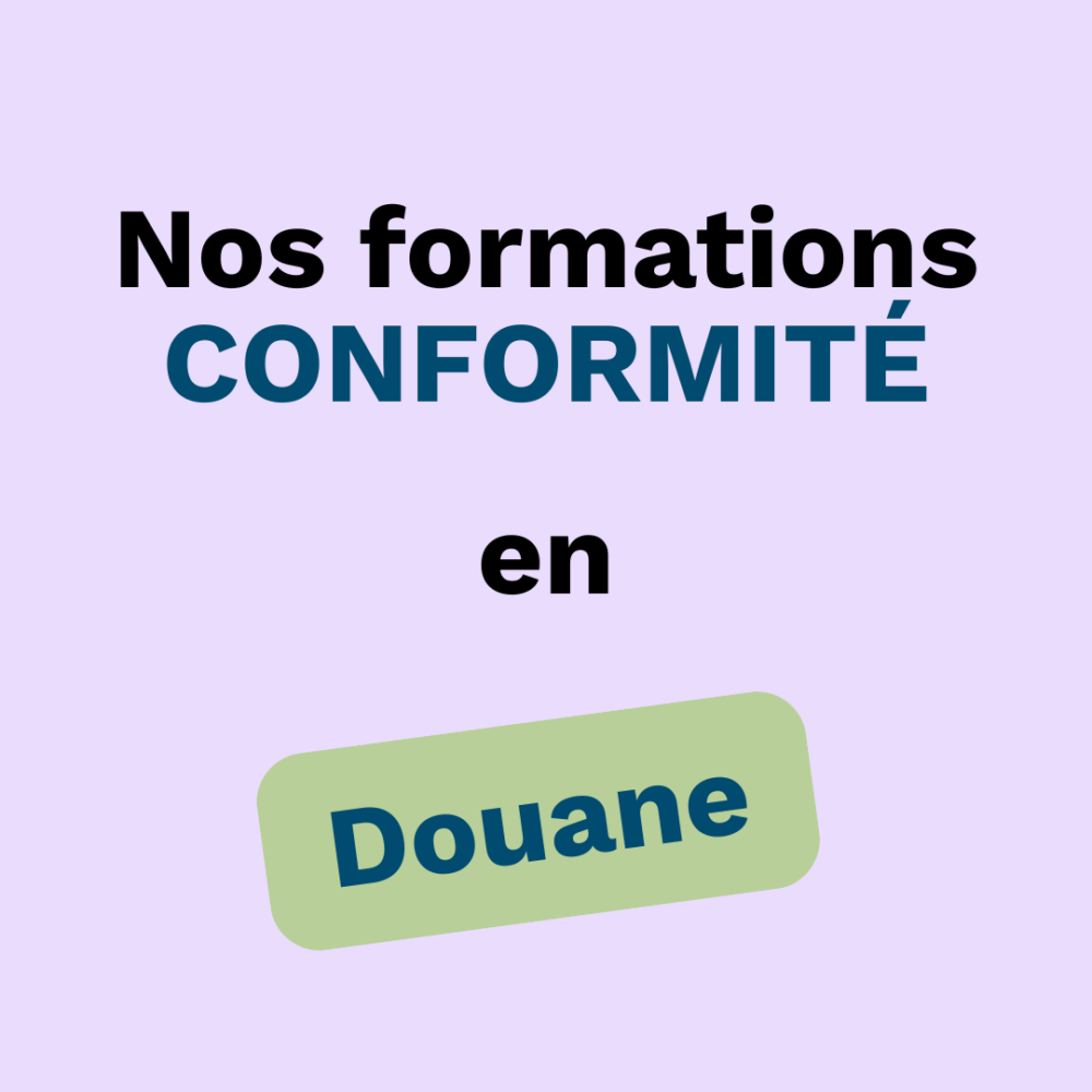 Formations Douane