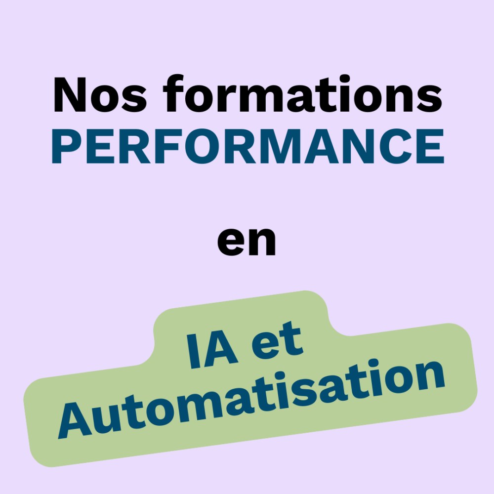 Formations Intelligence Artificielle et automatisation (IA)